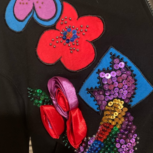 EUC Vintage Carole Little Sports Petite Jacket Size Small - Picture 7 of 9